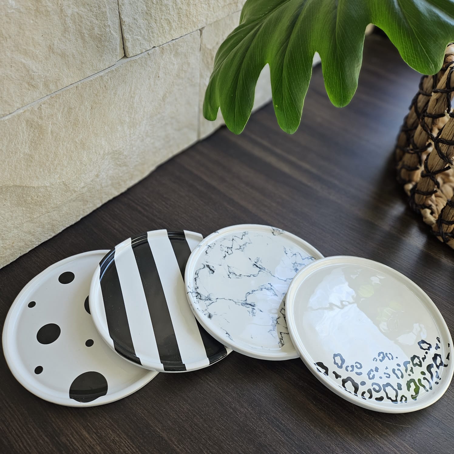 Plato cerámica circular