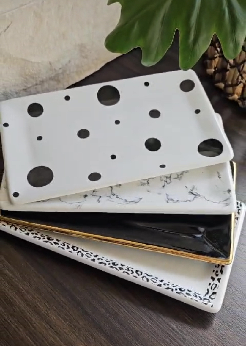 Bandeja cerámica rectangular