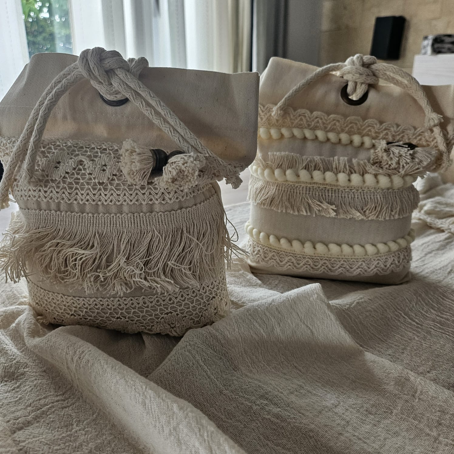 Tope de puerta textil (con peso)