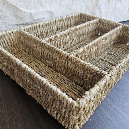 Cubertero de fibra natural