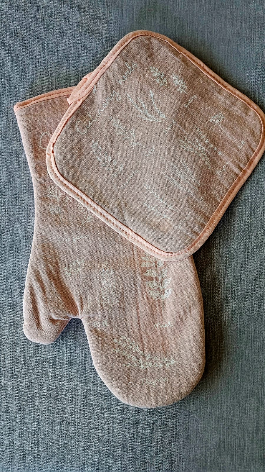 Set/duo agarredera + manopla