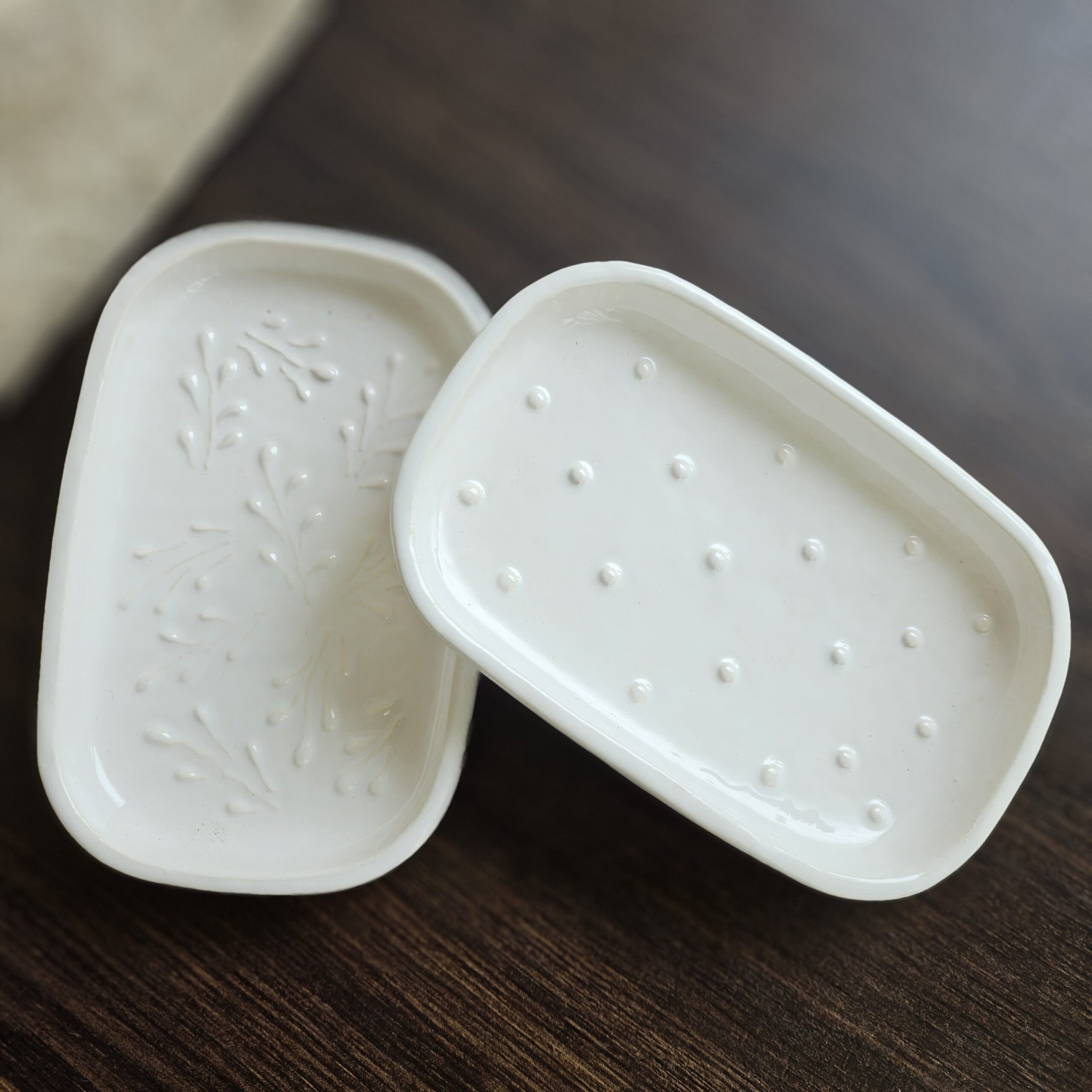 Jabonera de cerámica