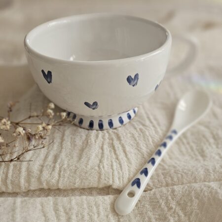 Taza de corazones